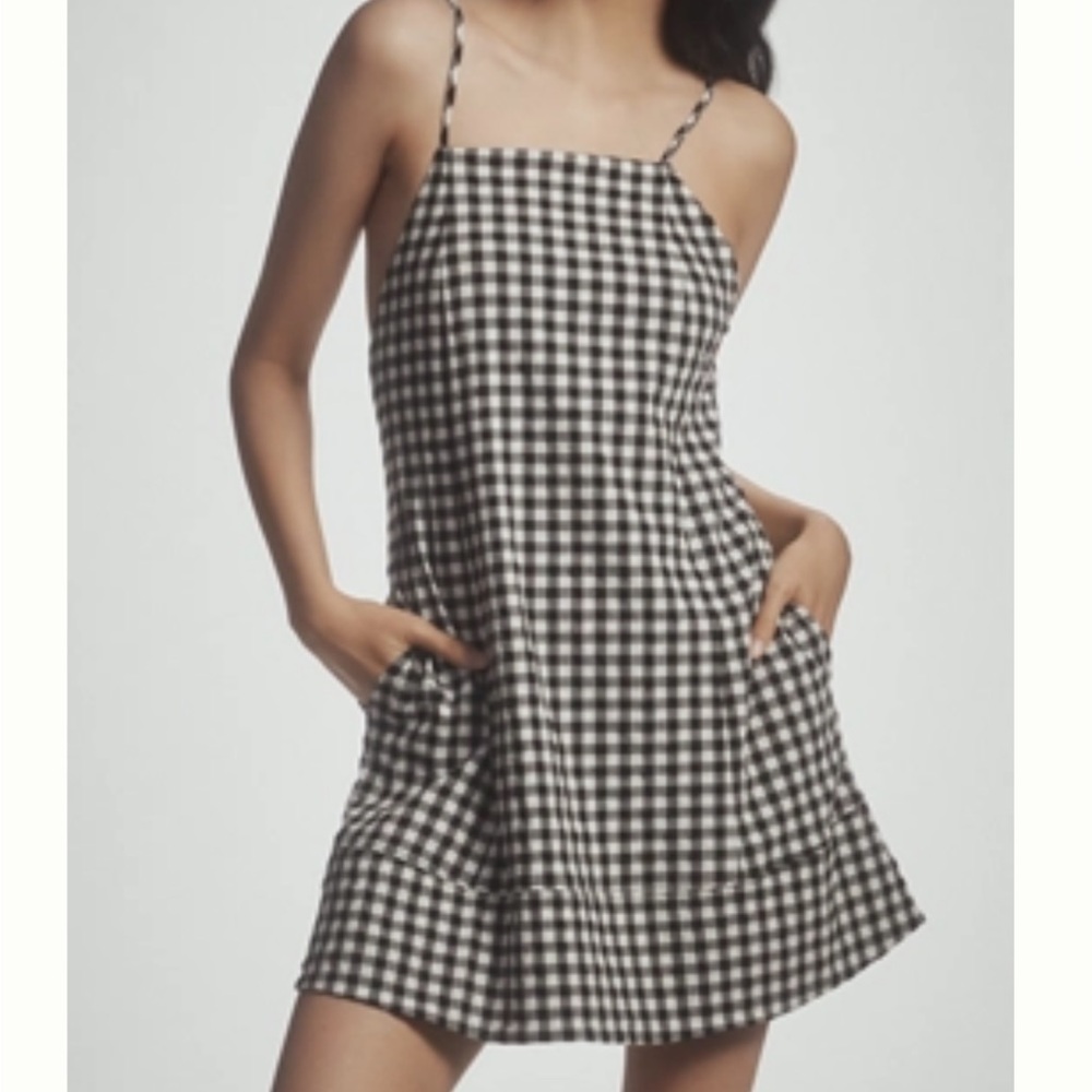 Anthropologie APRON-STYLE MINI DRESS